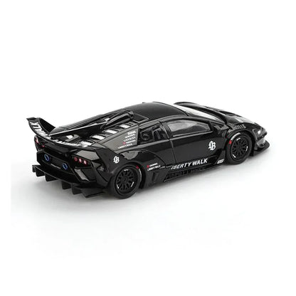 Mini GT 1:64 Lamborghini Murcielago GT Evo Black + Toyota Supra A80 Top Secret GT-300 Purple RHD – Set of 2 Diecast Cars