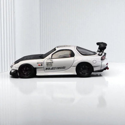 Master 1:64 MAZDA RX-7 White Diecast Car Model - Jaiman Toys