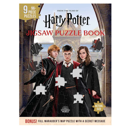 Harry Potter Jigsaw Puzzle Book – 9 Magical 96-Piece Puzzles Hardcover by Wizarding World (2022)
