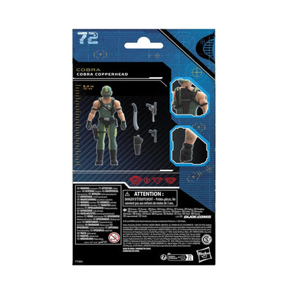 G.I. Joe Classified Series #72 Cobra Copperhead 6-Inch Action Figure with 4 Accessories - Jaiman Toys
