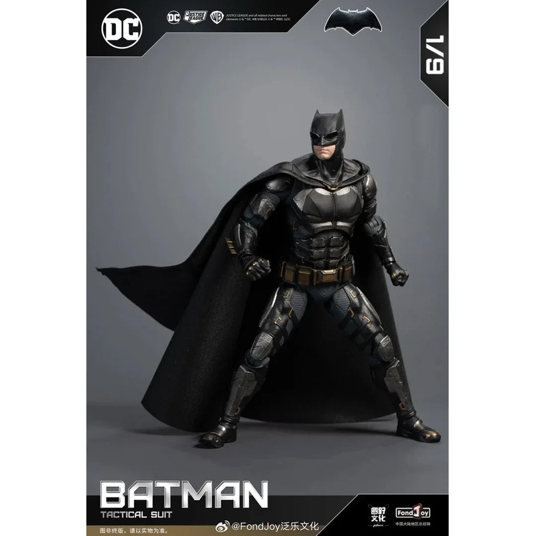 FondJoy Batman Tactical Suit – Ultimate Action Figure | 1/9 Scale DC Justice League Collectible Model - Jaiman Toys