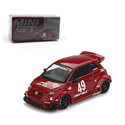 Mini GT 1:64 LB-WORKS x Abas Works ABARTH 595 (Red, RHD) - Jaiman Toys