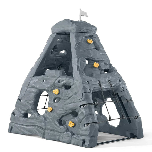 Step2 Skyward Summit – Gray Climber & Slide Playset - Jaiman Toys