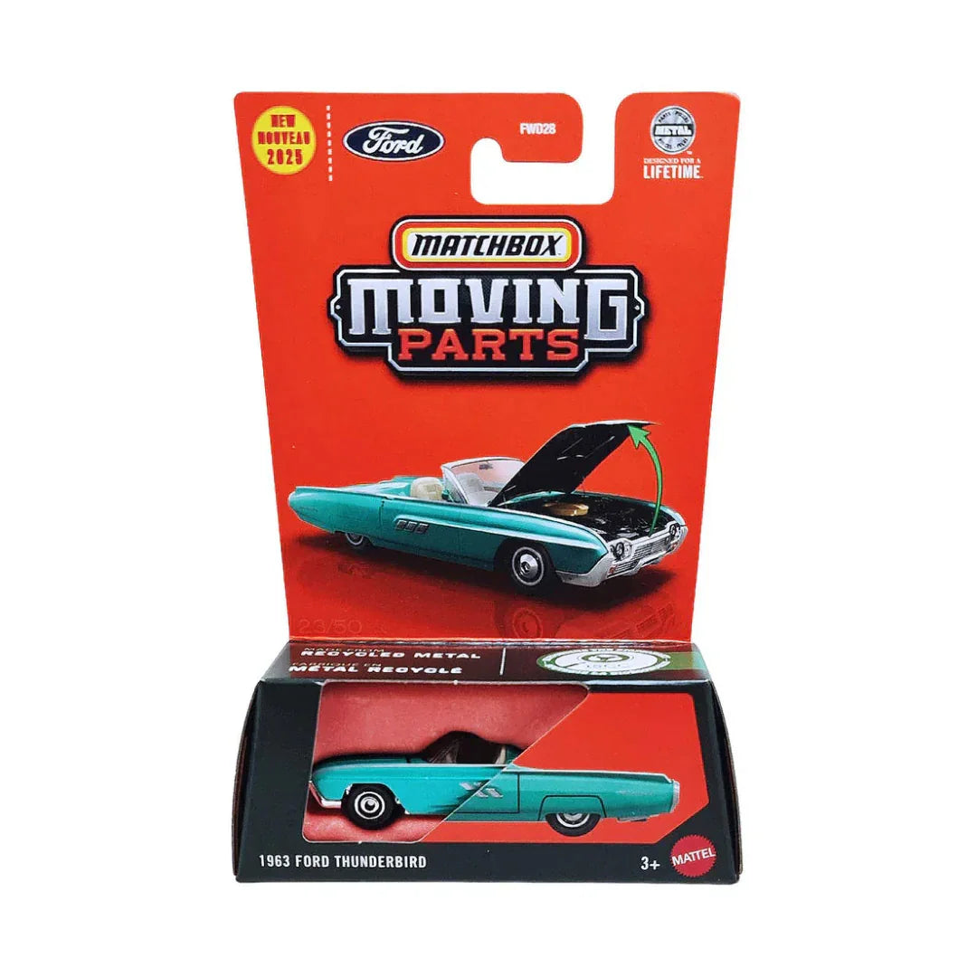 Matchbox 1/64 Scale 1963 Ford Thunderbird – Diecast Car with Moving Parts | Collector’s Edition - Jaiman Toys