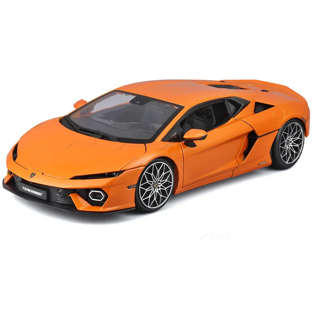 Bburago Lamborghini Temerario Orange 1:18 Diecast Model Car – Licensed Supercar Collectible Replica