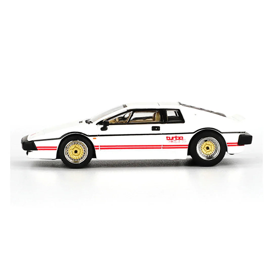 Mini GT 1;64 Lotus Esprit Turbo White – 007 For Your Eyes Only Diecast Model (Blister Pack)