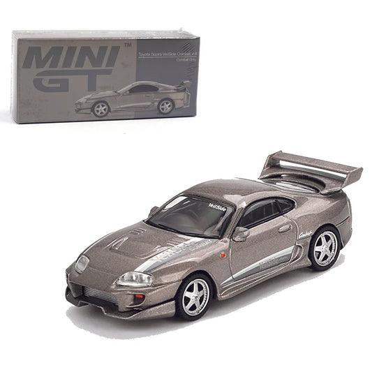 Mini GT 1:64 Toyota Supra VeilSide Combat V-II – Combat Grey (RHD) - Jaiman Toys
