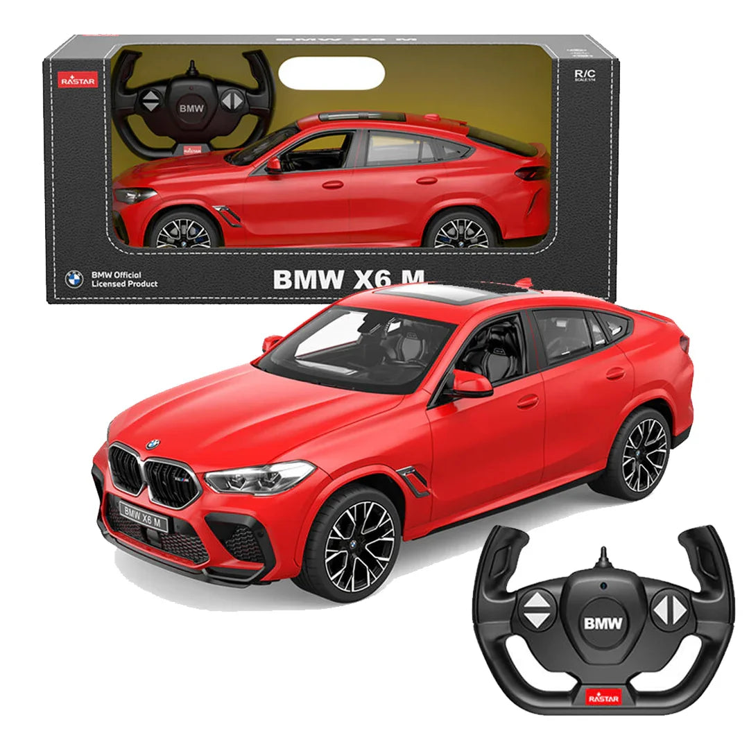 Rastar 1:14 BMW X6 M RC Car | Official Licensed Remote Control SUV
