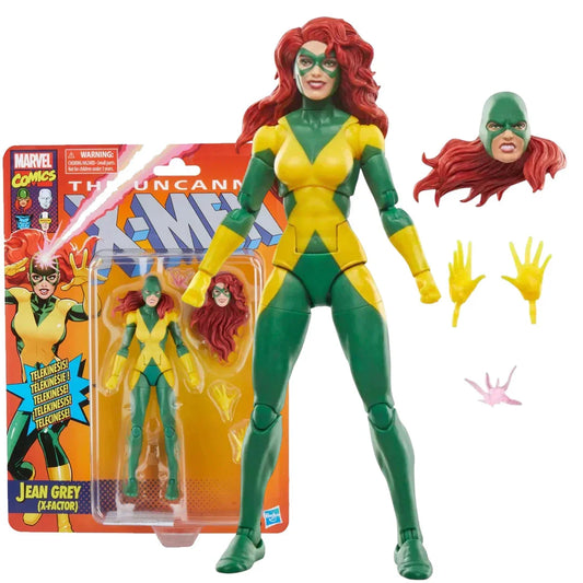 Marvel Legends Jean Grey (X-Factor) 6" Action Figure – Retro Comic Design - Jaiman Toys