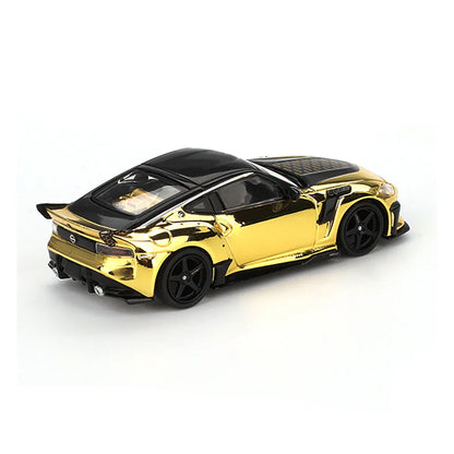 Mini GT 1:64 Nissan Z Veliside FFZ400 – Gold Chrome Diecast Model Car - Jaiman Toys