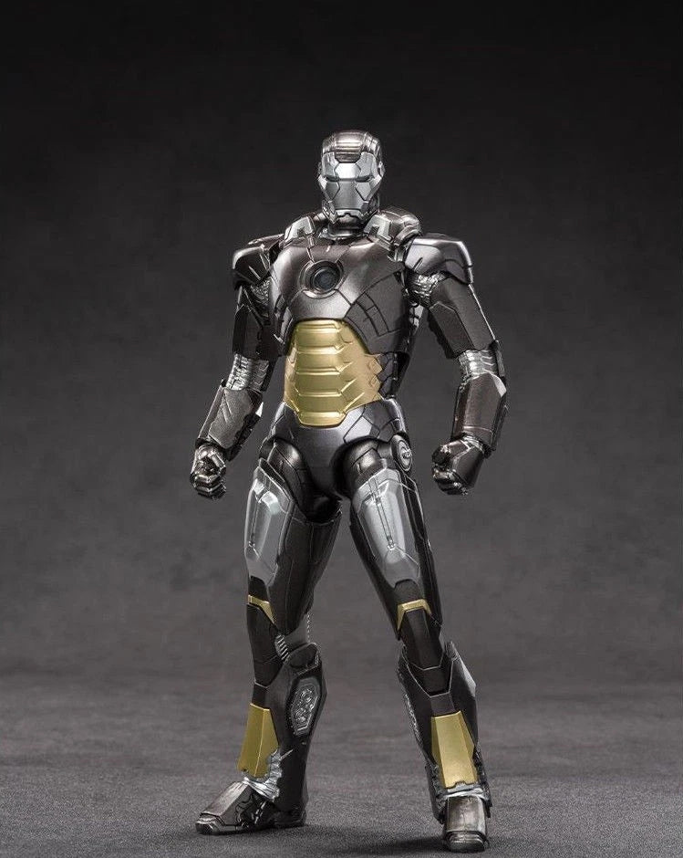 ZD Toys 1:10 Scale Iron Man Mark XII (Mark 12) Action Figure | Marvel Studios Iron Man 3 | 7Inch Collectible with Articulation