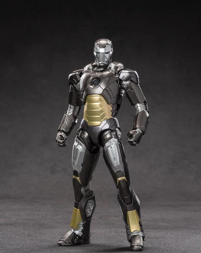ZD Toys 1:10 Scale Iron Man Mark XII (Mark 12) Action Figure | Marvel Studios Iron Man 3 | 7Inch Collectible with Articulation