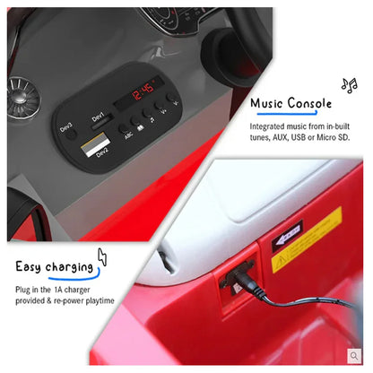 EMotorad Formula Fun AUDI TT RS Remote Control Toy Car – High-Speed Racing Model - Red