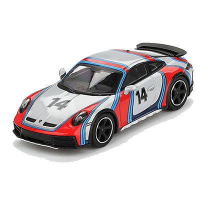 Mini GT 1:64 Porsche 911 Dakar “Rally 1978” – Ice Gray Metallic Diecast Model - Jaiman Toys