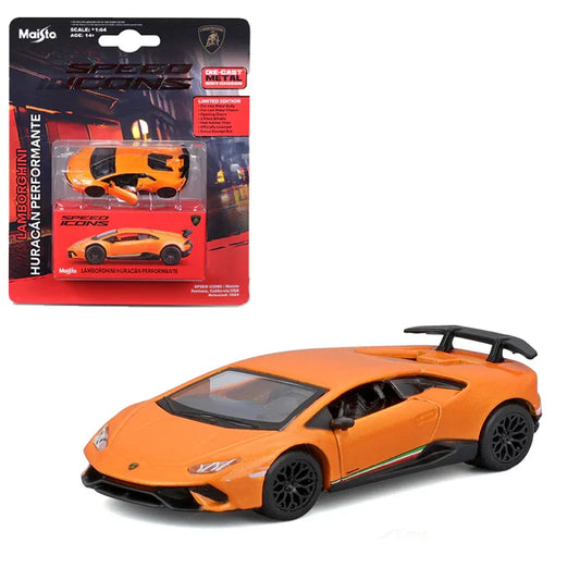 Maisto 1:64 Lamborghini Huracán Performante – Orange | Licensed Diecast Scale Model - Jaiman Toys