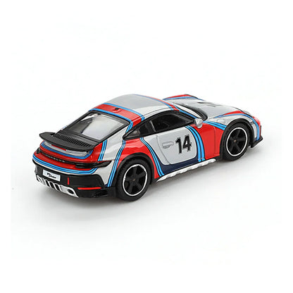 Mini GT 1:64 Porsche 911 Dakar “Rally 1978” – Ice Gray Metallic Diecast Model - Jaiman Toys