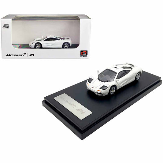 LCD Models 1:64 McLaren F1 White Die-Cast Model Car | Premium Collectible Supercar