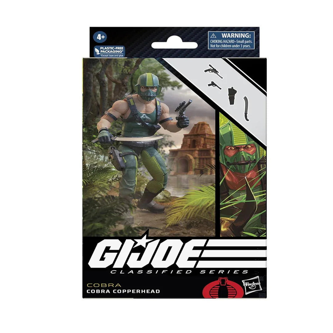 G.I. Joe Classified Series #72 Cobra Copperhead 6-Inch Action Figure with 4 Accessories - Jaiman Toys