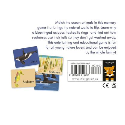 In the Ocean – Memory Matching Card Game for Kids & Families - Jaiman Toys