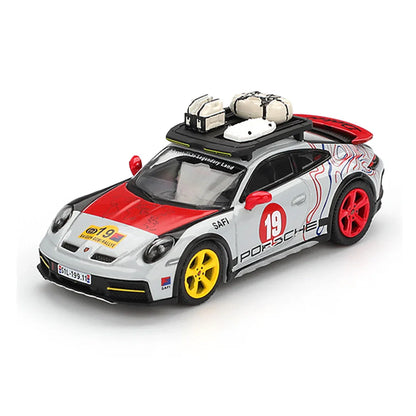 Mini GT 1;64 Lamborghini Countach LB-WORKS Black + Porsche 911 Dakar Uncle Rally – Set of 2 Diecast Cars