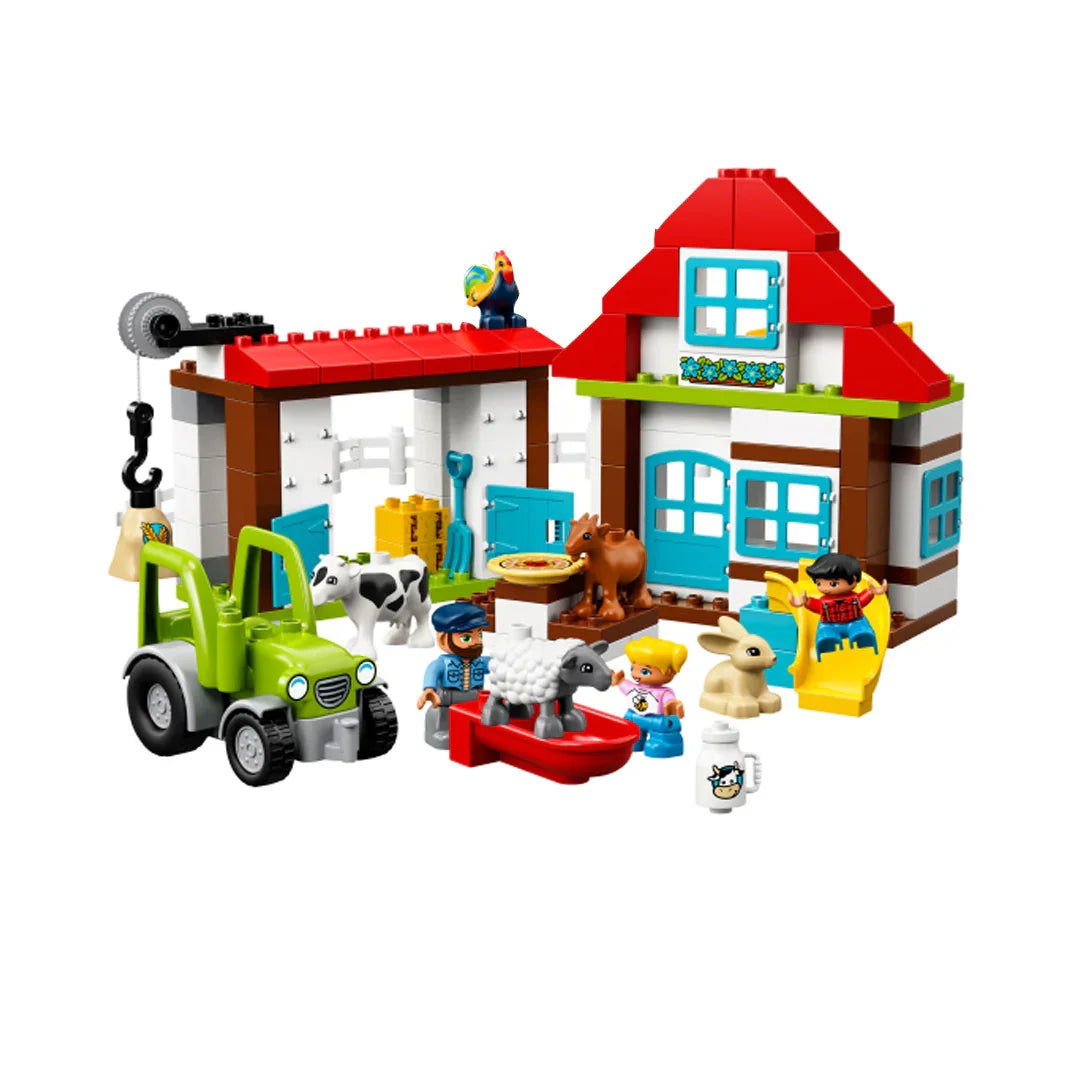 LEGO 10869  Duplo Town Farm Adventures (104 Pcs) – Educational Building Blocks Set for Kids 2–5 Years