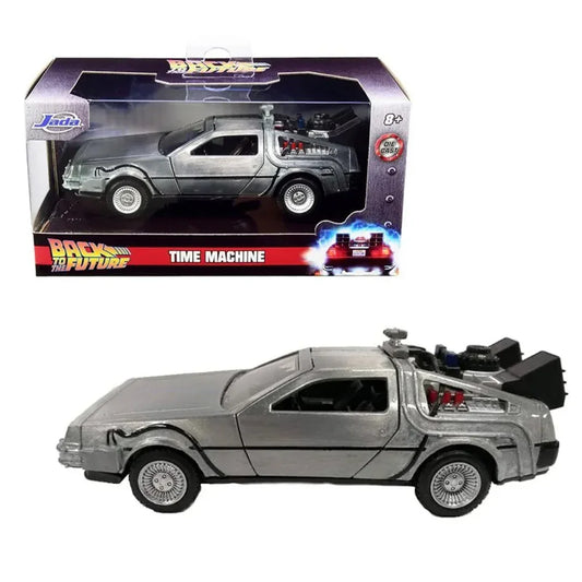 Jada Back to the Future 1:32 Delorean Time Machine – Silver Die-Cast Car