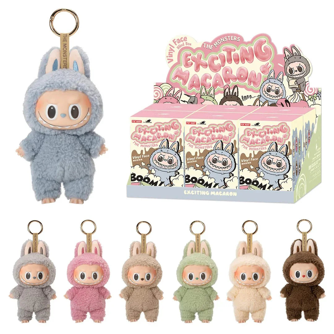 Labubu The Monsters – Exciting Macaron Blind Box Series | Plush & Vinyl Mystery Collectible Figures 1 Piece - Jaiman Toys