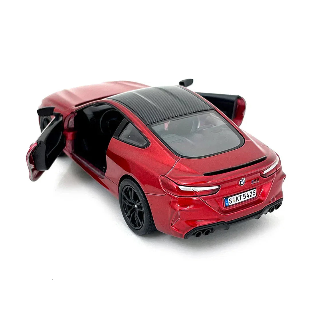 KiNSMART KT5425W BMW M8 Competition Coupe – 1:36 Scale Die-Cast Model Car - Red - Jaiman Toys