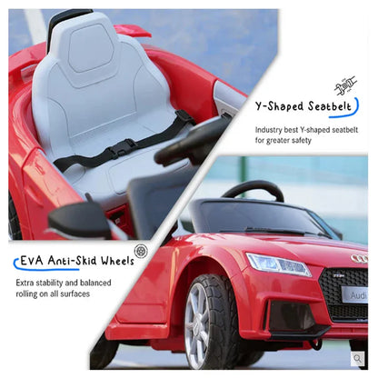 EMotorad Formula Fun AUDI TT RS Remote Control Toy Car – High-Speed Racing Model - Red