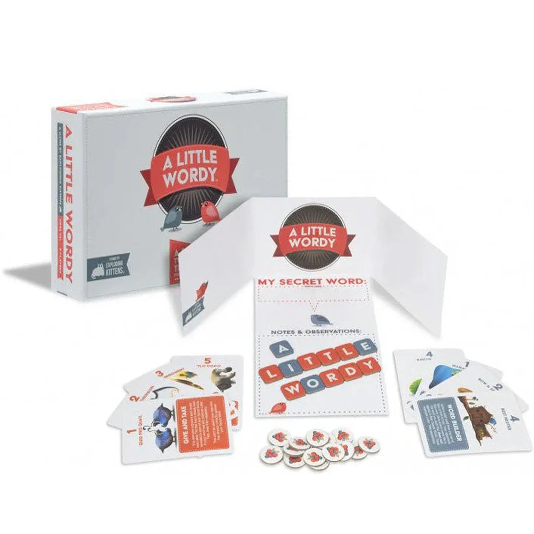 Exploding Kittens A Little Wordy – Clever Word Guessing Game for Adults & Families - Jaiman Toys