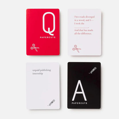 Papercuts: A Party Game for the Rude and Well-Read | Hilarious Card Game for Book Lovers (2022 Edition)
