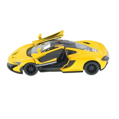 KiNSMART KT5393W McLaren P1 – 1:36 Scale Die-Cast Model Toy Car - Yellow - Jaiman Toys