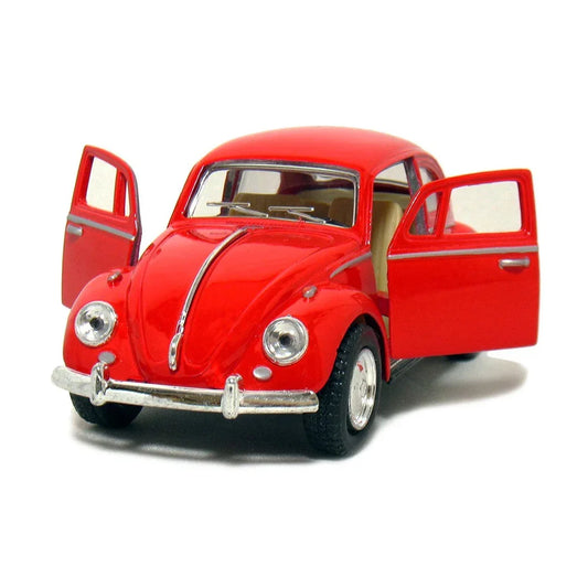 KiNSMART KT5750W 1967 Volkswagen Classical Beetle – 1:32 Scale Die-Cast Model Toy Car - Red - Jaiman Toys