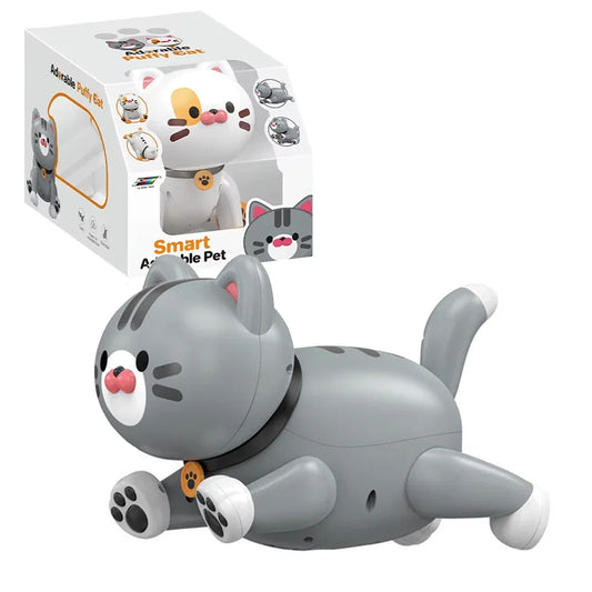 Early Education RC Puffy Cat Toy – Interactive Electric Dudu Cat for Kids - Jaiman Toys