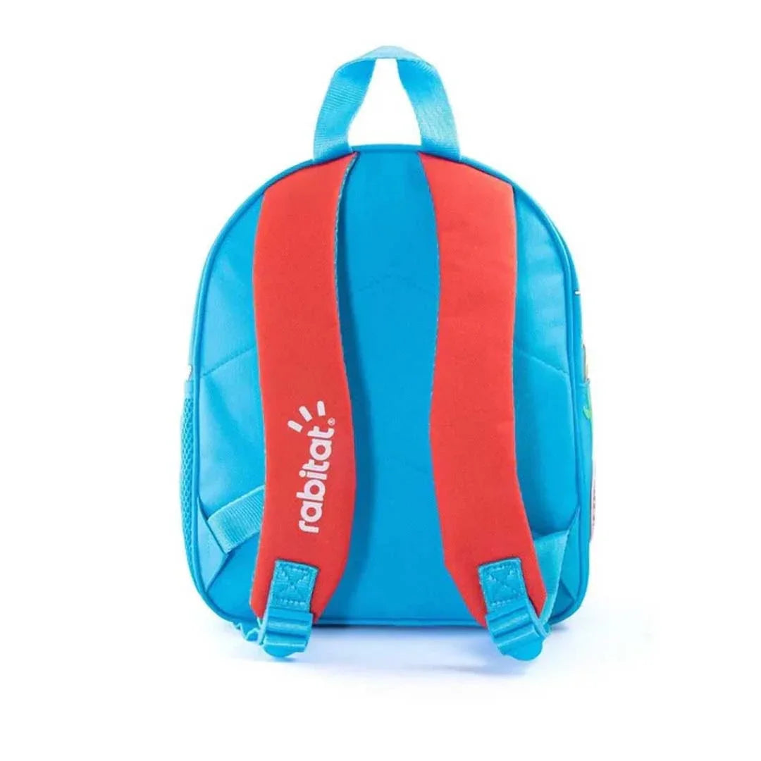 Rabitat School Bags Smash 3D Embossed Kids Backpack – Fun & Durable School Bag - Blue - Jaiman Toys