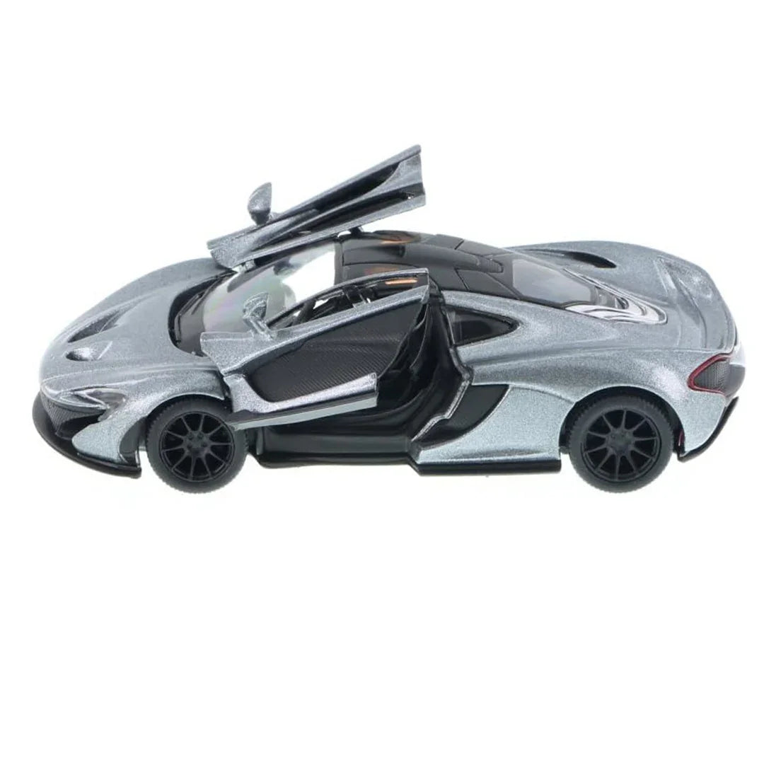 KiNSMART KT5393W McLaren P1 – 1:36 Scale Die-Cast Model Toy Car - Grey - Jaiman Toys