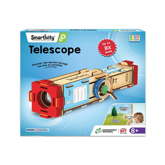 Smartivity Telescope Toy – STEM DIY Science Kit for Kids Aged 8-14 - Jaiman Toys
