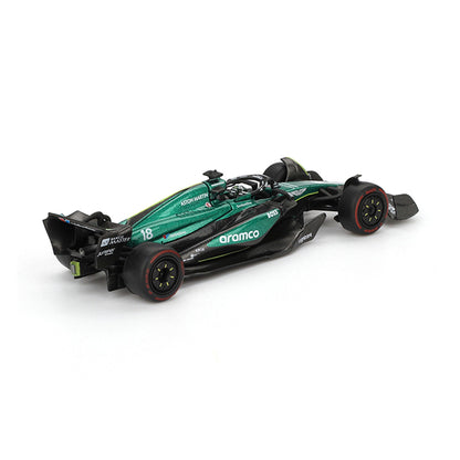 Mini GT 1:64 Aston Martin AMR24 #18 Lance Stroll F1 2024 + Mazda AZ-1 Liberty Walk LB40 Diecast Combo