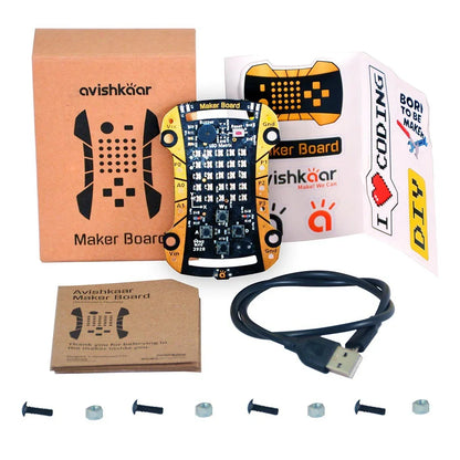 Avishkaar Maker Board | DIY STEM Electronics & Coding Kit for Ages 10+