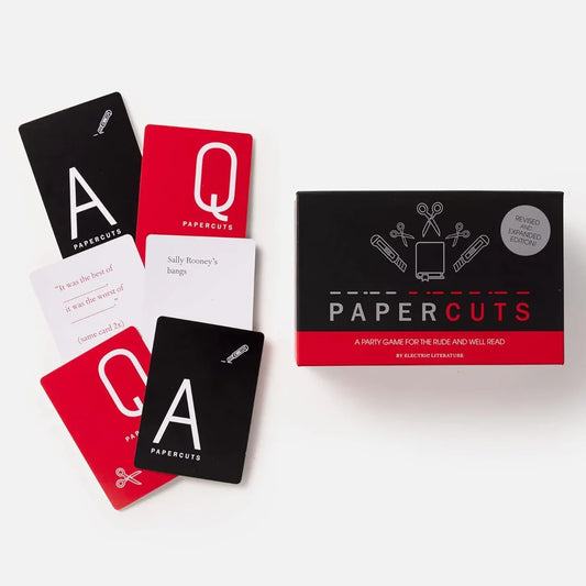 Papercuts: A Party Game for the Rude and Well-Read | Hilarious Card Game for Book Lovers (2022 Edition)