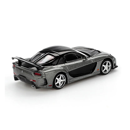 Mini GT 1:64 Mazda RX-7 VeilSide Fortune Grey RHD – Diecast Collectible Model Car