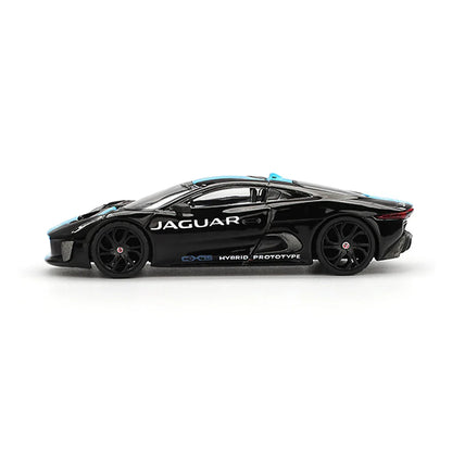 Mini GT 1:64 Jaguar C-X75 Black LHD Diecast Scale Model Car
