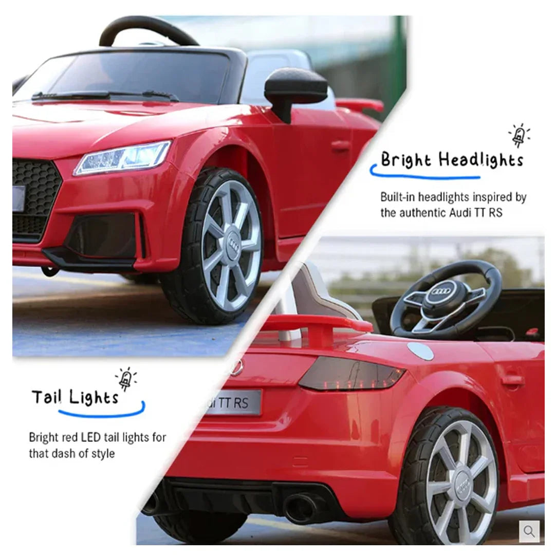 EMotorad Formula Fun AUDI TT RS Remote Control Toy Car – High-Speed Racing Model - Red