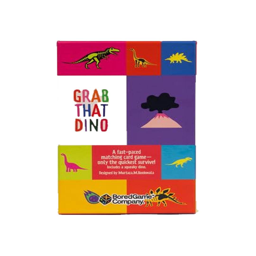 Grab That Dino Reflex Card Game by Blue Orange Games – Fast & Funny Family Party Game for Kids & Adults (3–8 Players, Ages 7+)