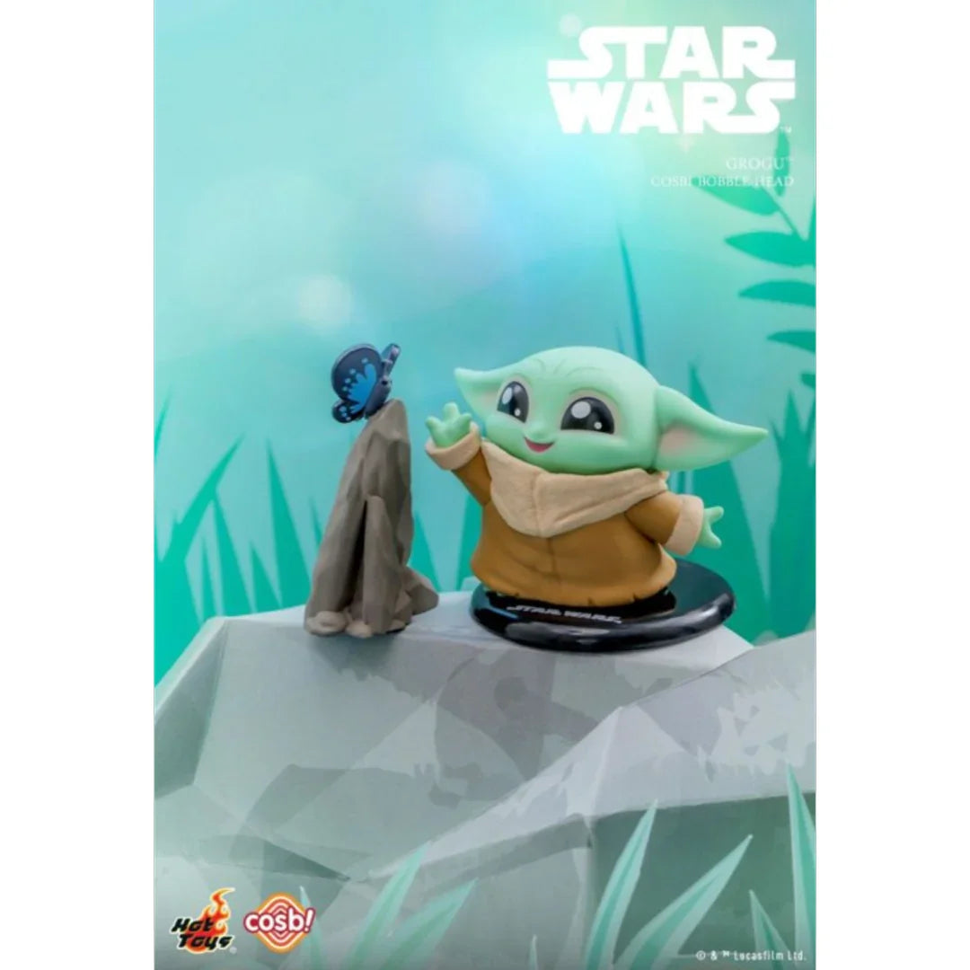 Cosbi Star Wars Ultimate Action Figure – Grogu “Cosbi” Bobble‑Head Collection Blind Box by Hot Toys (1 Random Figure) - Jaiman Toys
