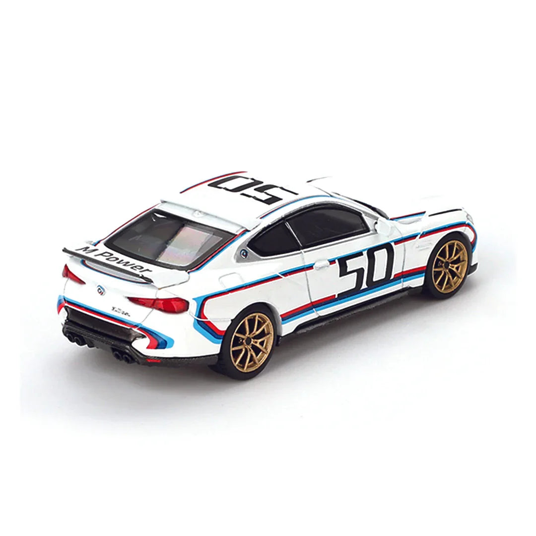 Mini GT 1:64 BMW 3.0 CSL – “Batmobile” Legend in Alpine White (RHD) - Jaiman Toys