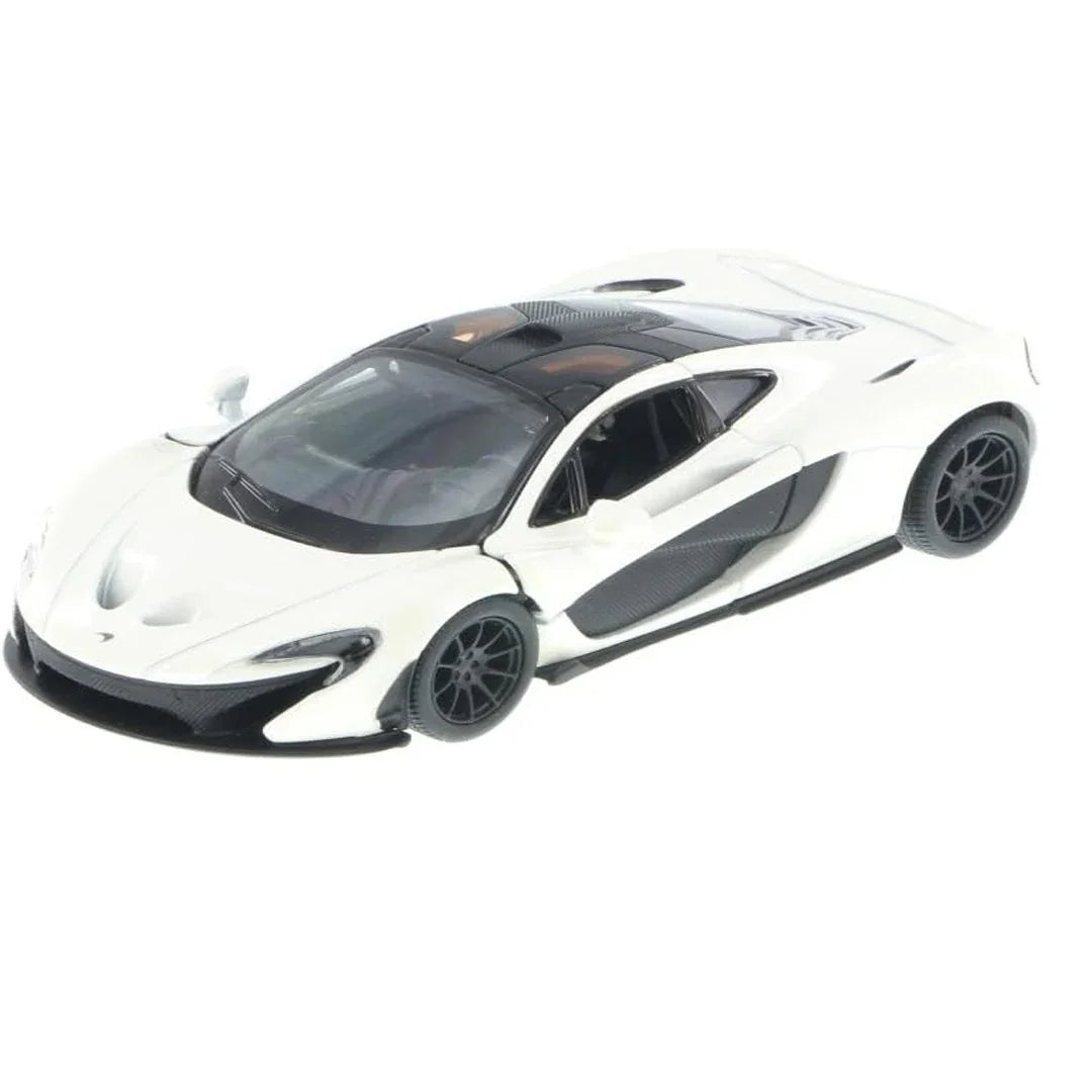 KiNSMART KT5393W McLaren P1 – 1:36 Scale Die-Cast Model Toy Car - White - Jaiman Toys