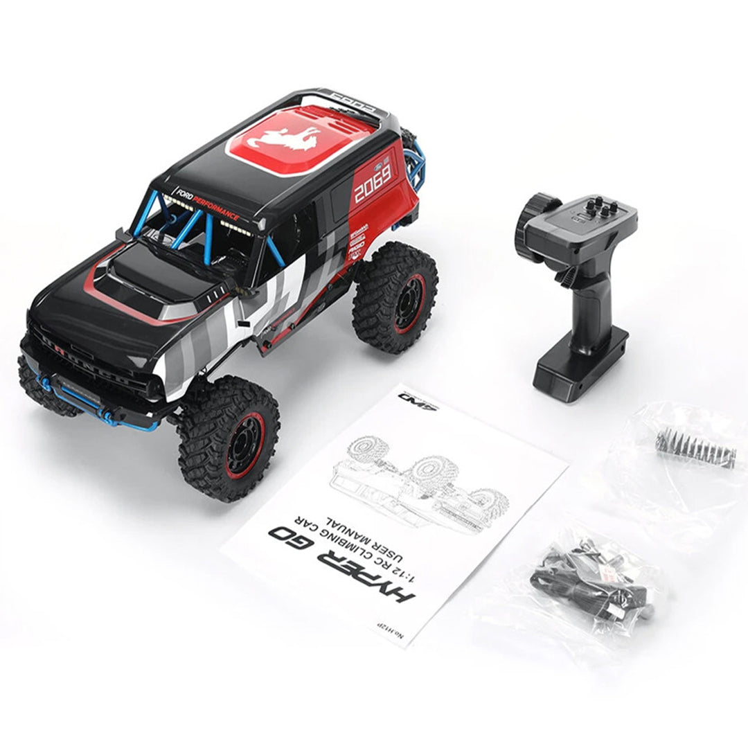 MJX H12P Brushless 1:12 Ford Bronco R Crawler Truck | 2S LiPo High-Power RC Off-Road Vehicle