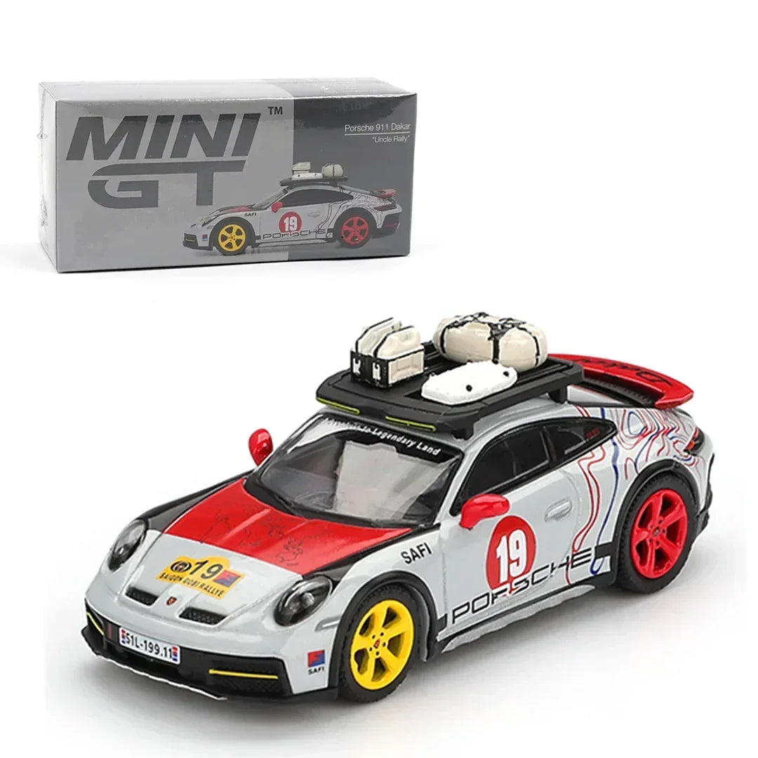 Mini GT 1:64 McLaren 720S LB☆Works + Porsche 911 Dakar Uncle
