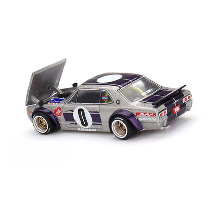 Mini GT 1/64 Nissan Skyline GT-R 2000GT-R (KPGC10) Kaido Works V1 Diecast Scale Model Car - Jaiman Toys